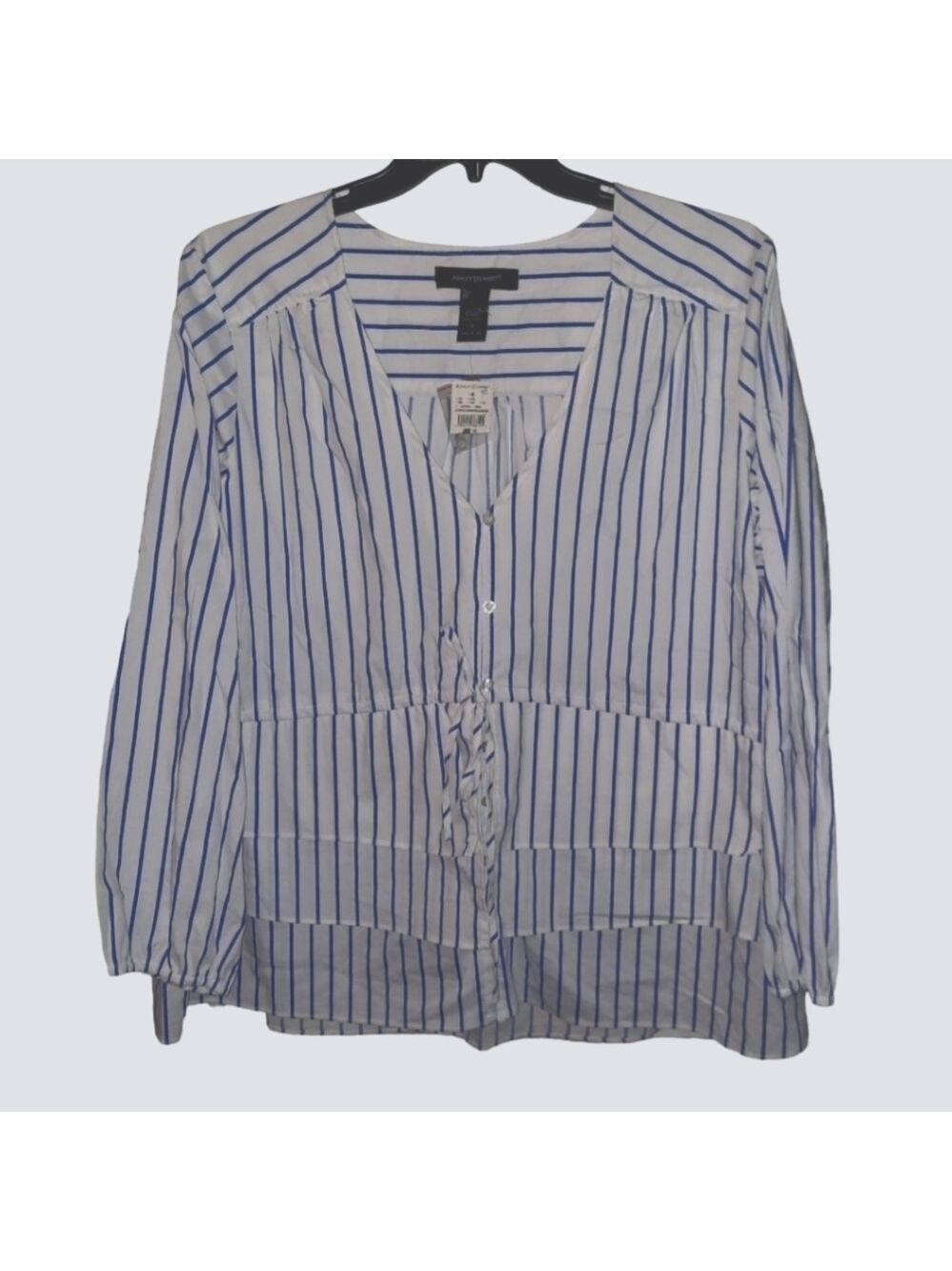 Ashley Stewart Striped Blouse Size 22